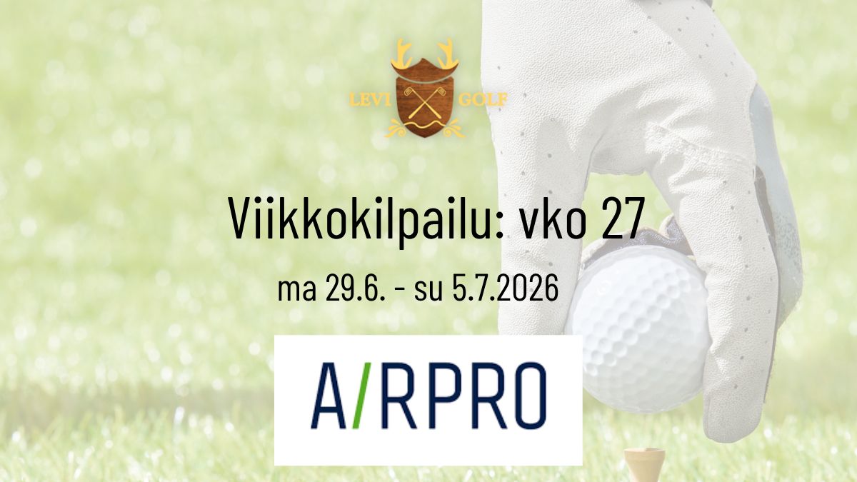 Viikkokisa PB vko 27 by Airpro