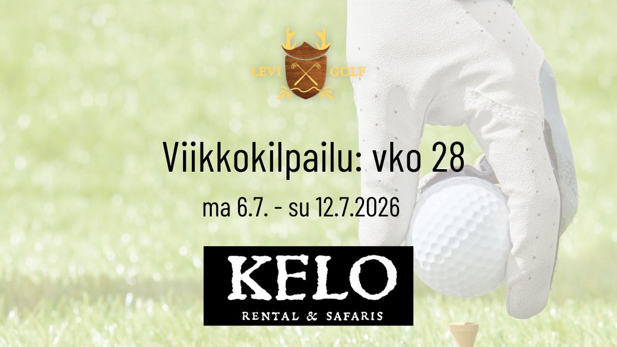Viikkokisa PB vko 28 by Kelo Rentals & Safaris / Juniorit 9r