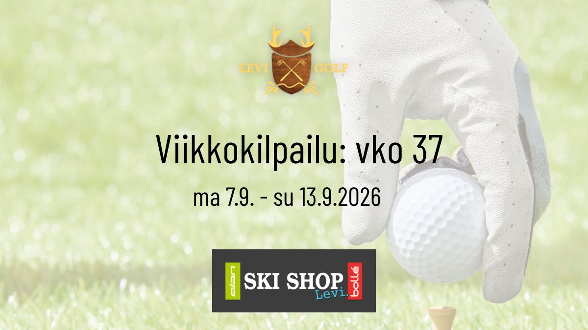 Viikkokisa PB vko 37 by Elan Ski Shop&Rental
