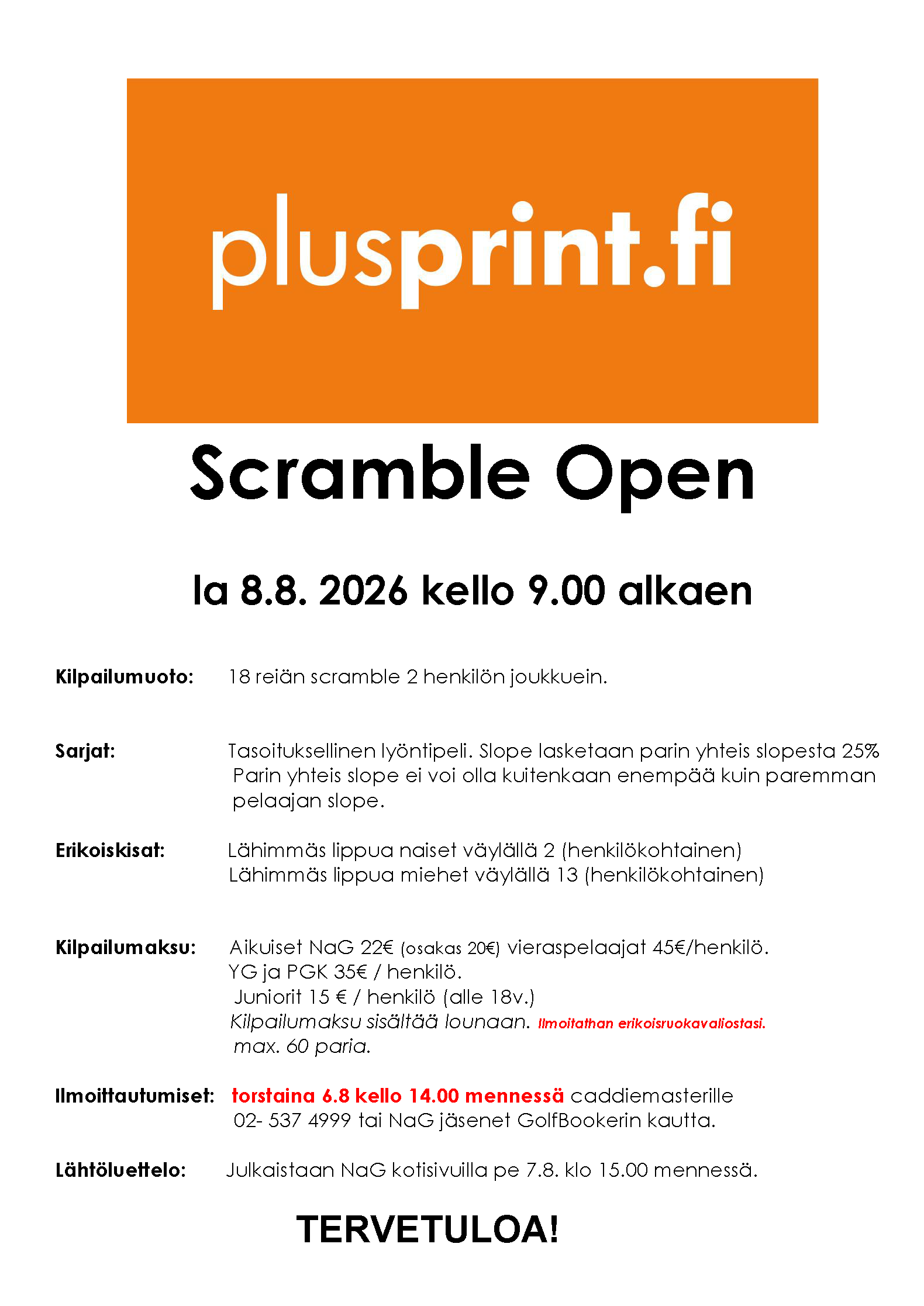 Plusprint Scramble Open