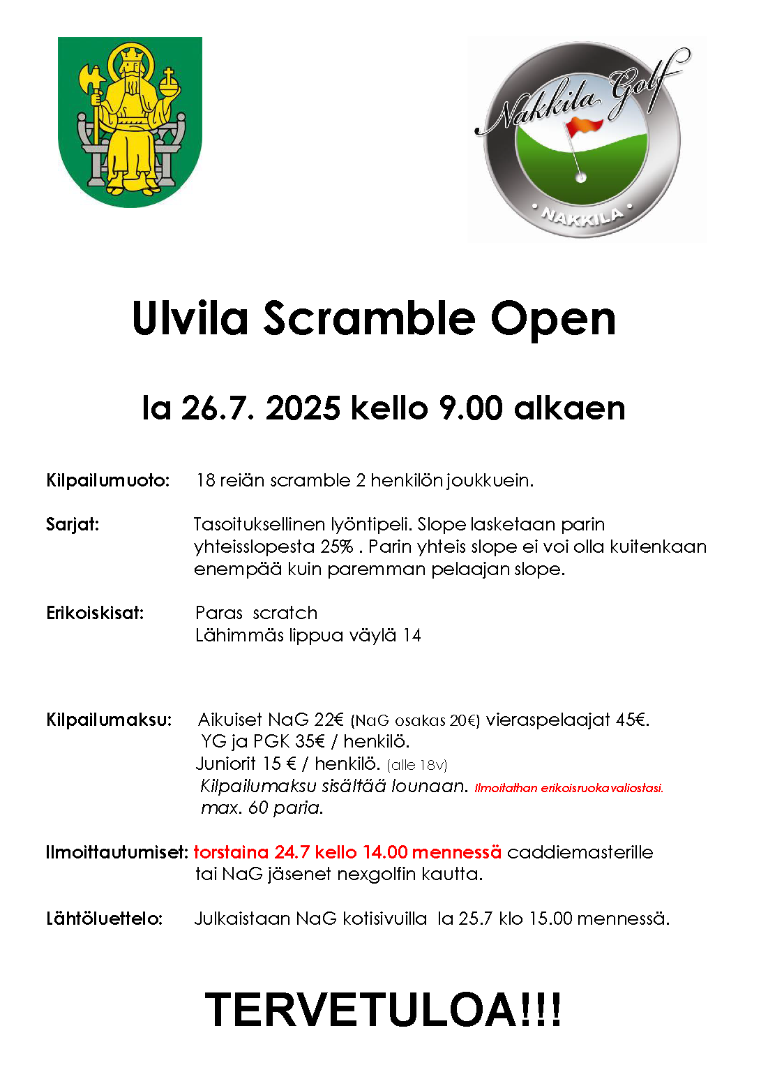 Ulvila Scramble Open
